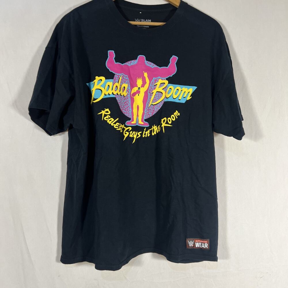 WWE Enzo Amore Big Cass Bada Boom T-Shirt Men’s 2XL Black Wrestling